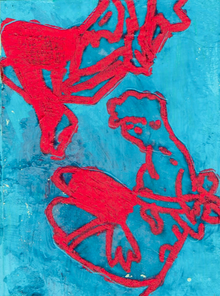 LADY IN RED A-Z EMBELLISHED PRINTS